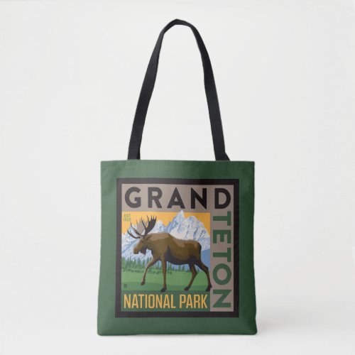 Grand Teton National Park Moose Tote Bag