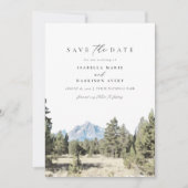 GRAND TETON National Park Mountain Save the Date I Invitation (Front)
