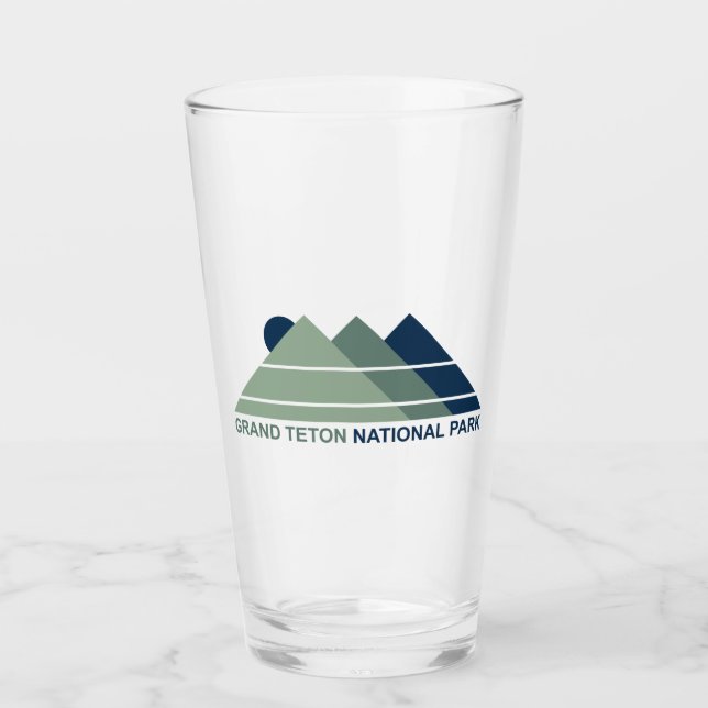 Grand Teton National Park Mountain Sun Glass (Front)
