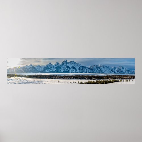 Grand Teton National Park Panorama Poster
