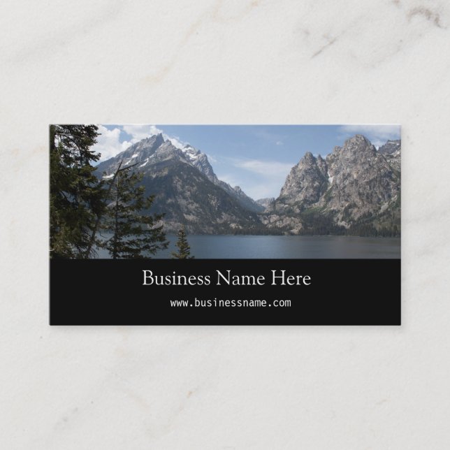 Grand Teton National Park photography profile card (Front)