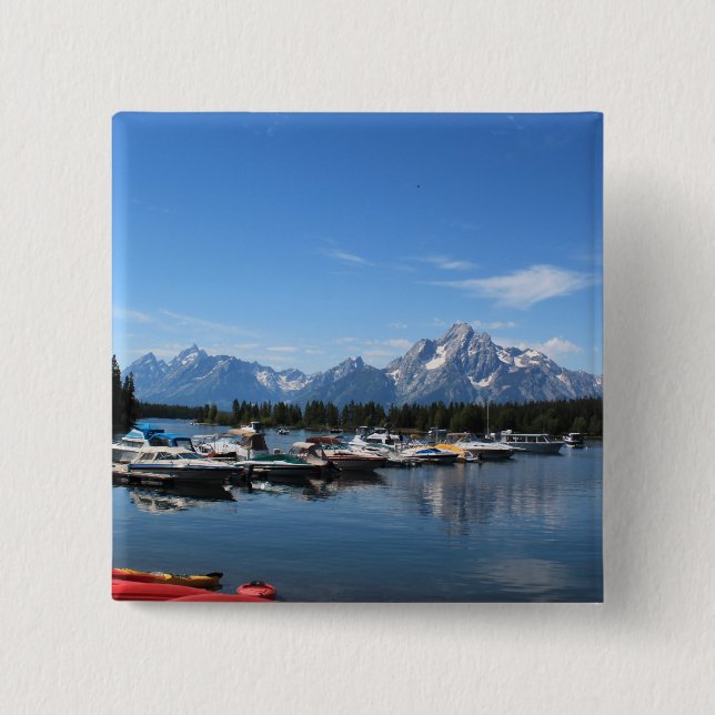 Grand Teton National Park Pinback Button (Front)