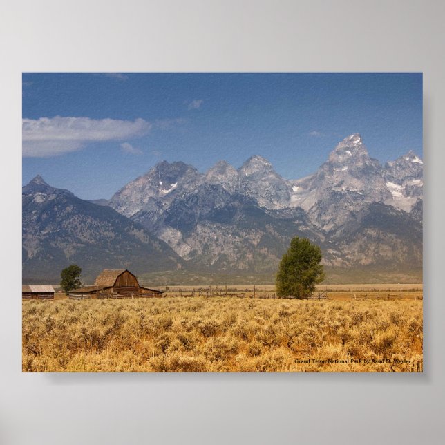 Grand Teton National Park Poster (Front)
