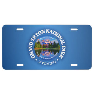 Grand Teton National Park (rd)2 License Plate