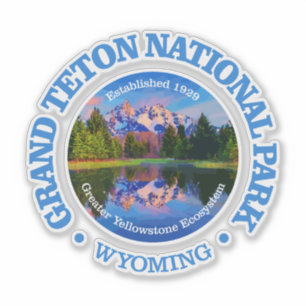 Grand Teton National Park (rd)2 Sticker