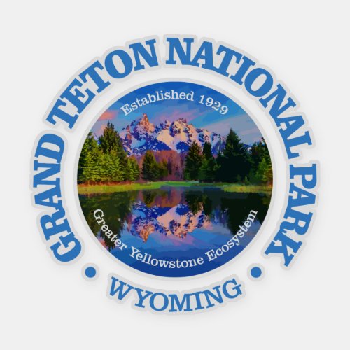 Grand Teton National Park rd2 Sticker