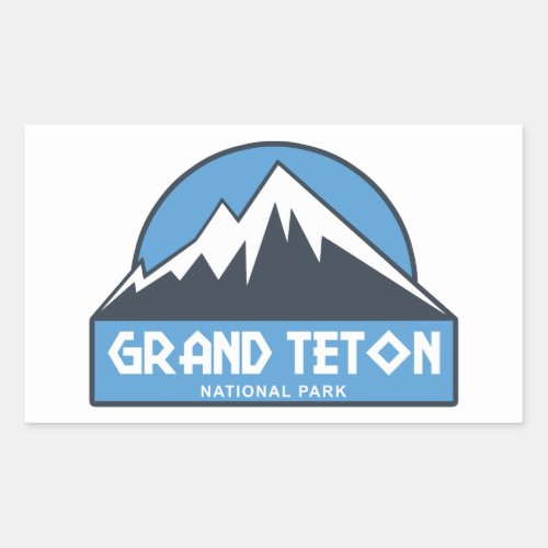 Grand Teton National Park Rectangular Sticker