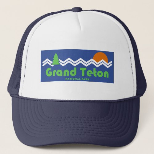 Grand Teton National Park Retro Trucker Hat