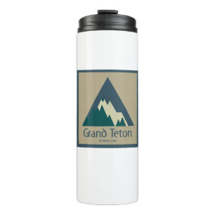 Grand Teton National Park Rustic Thermal Tumbler