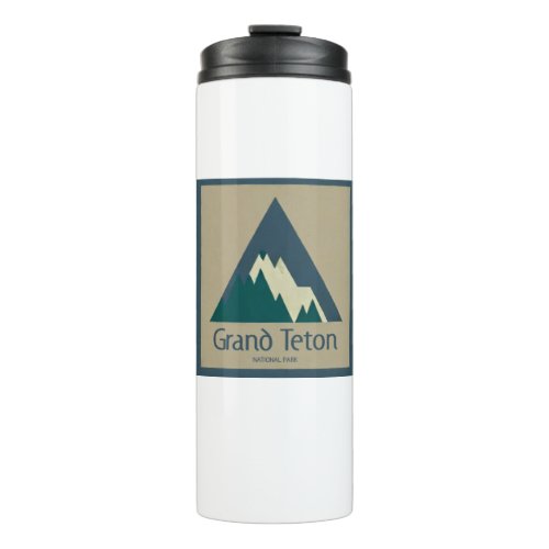 Grand Teton National Park Rustic Thermal Tumbler