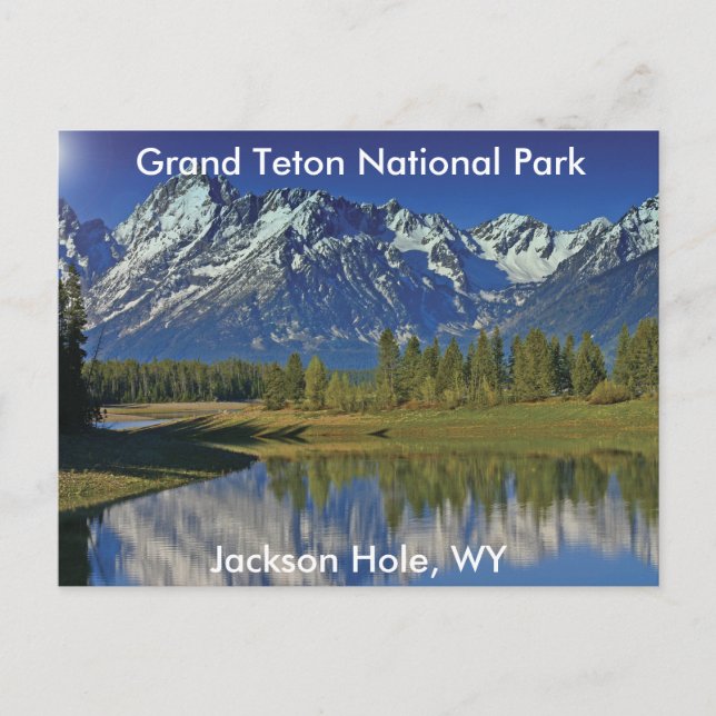 Grand Teton National Park Series 4 Postcard (Front)
