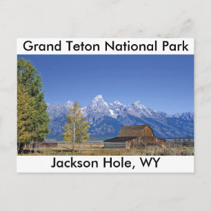 Grand Teton National Park Series 5 Postcard
