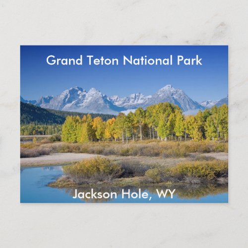 Grand Teton National Park Series 6 Postcard