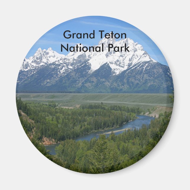 Grand Teton National Park Series 8 Magnet (Front)