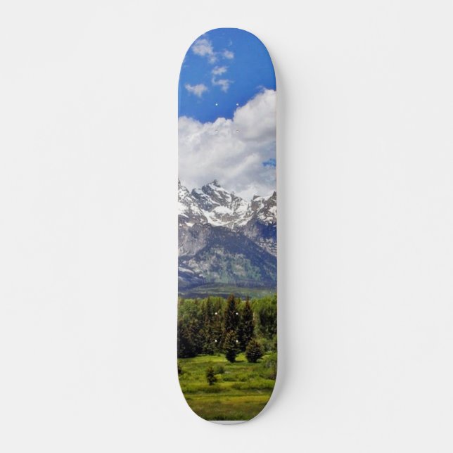 Grand Teton National Park. Skateboard Deck (Front)
