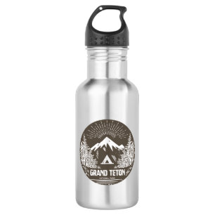 Grand Teton National Park Stainless Steel Water Bottle