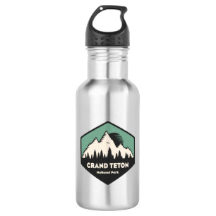 Grand Teton National Park Stainless Steel Water Bottle