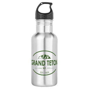 Grand Teton National Park Stainless Steel Water Bottle
