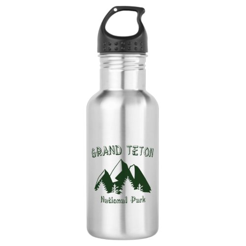 Grand Teton National Park Stainless Steel Water Bottle