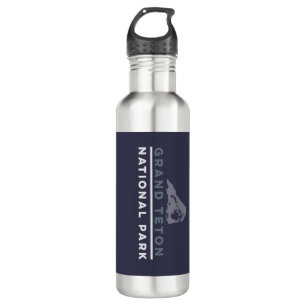 Grand Teton National Park Stainless Steel Water Bottle