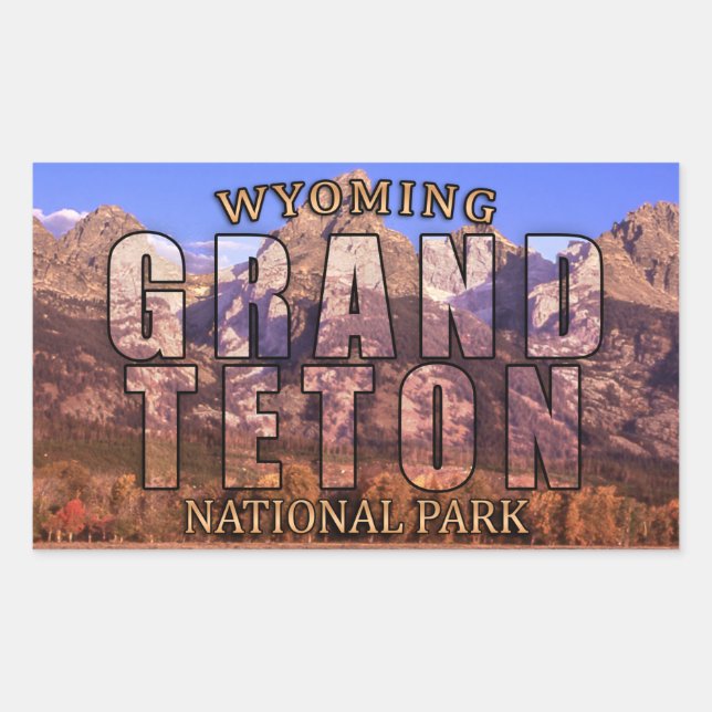 Grand Teton National Park Stickers (Front)