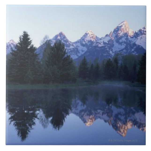 Grand Teton National Park, Teton Range, Wyoming, 3 Tile (Front)