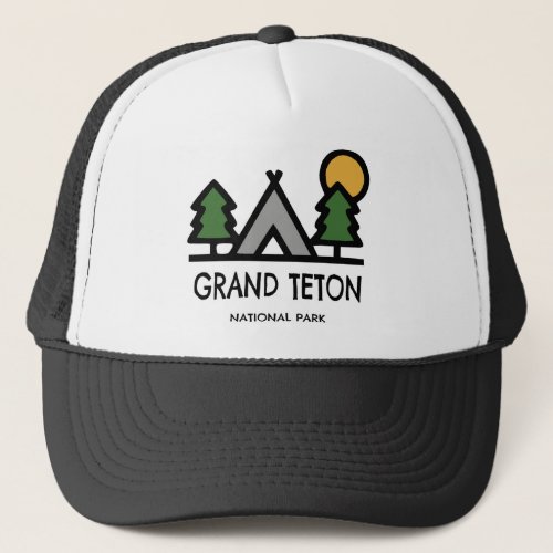 Grand Teton National Park Trucker Hat
