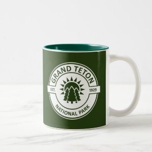 Grand Teton National Park Two-Tone Coffee Mug