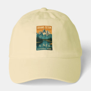Grand Teton National Park Vintage Badge Hat