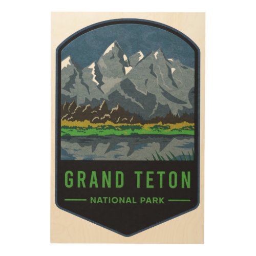 Grand Teton National Park Wood Wall Art