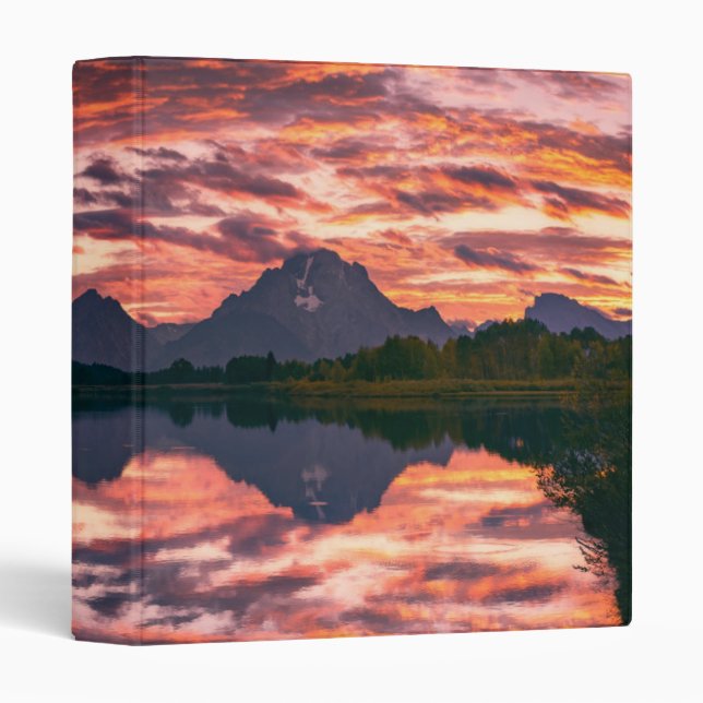 Grand Teton National Park, Wyoming 3 Ring Binder (Front/Spine)