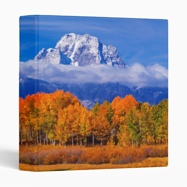 Grand Teton National Park | Wyoming 3 Ring Binder (Front/Spine)