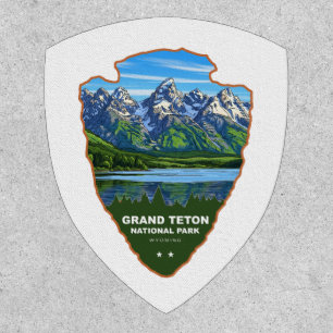 Grand Teton National Park Wyoming Arrowhead Patch