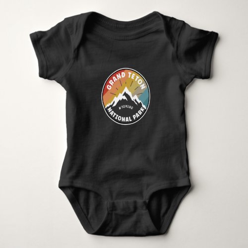 Grand Teton National Park Wyoming Baby Bodysuit