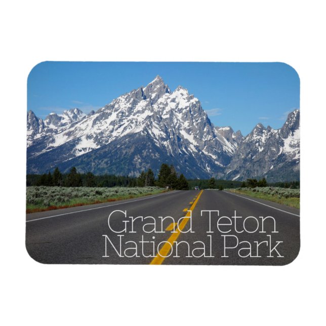 Grand Teton National Park Wyoming Magnet (Horizontal)