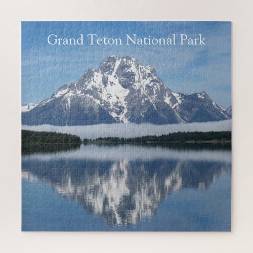Grand Teton National Park Wyoming Mount Moran Jigsaw Puzzle