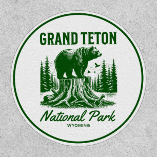 Grand Teton National Park Wyoming Outdoor Nature Patch