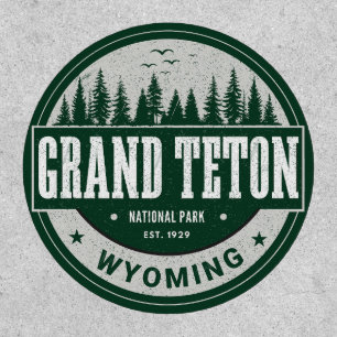 Grand Teton National Park Wyoming Outdoor Nature Patch