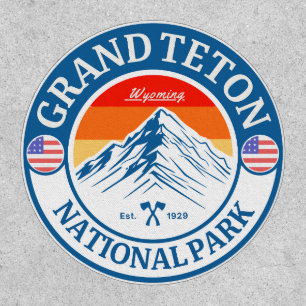 Grand Teton National Park Wyoming Outdoor Nature Patch