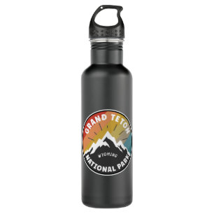 Grand Teton National Park Wyoming Stainless Steel Water Bottle