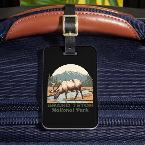 Grand Teton National Park Wyoming Travel  Luggage Tag