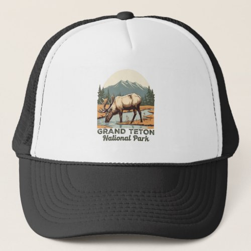 Grand Teton National Park Wyoming Travel  Trucker Hat
