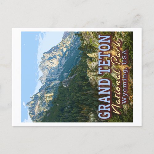 GRAND TETON NATIONAL PARK _ WYOMING UNITED STATES POSTCARD