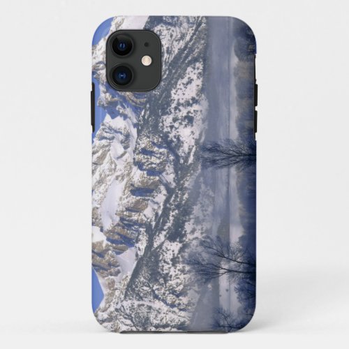 GRAND TETON NATIONAL PARK WYOMING USA Fog  iPhone 11 Case