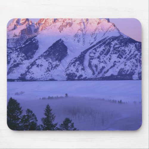 GRAND TETON NATIONAL PARK WYOMING USA Fog  Mouse Pad