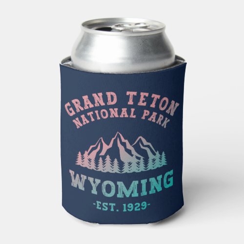 Grand Teton National Park Wyoming USA Gradient Can Cooler
