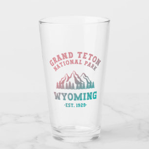 Grand Teton National Park Wyoming USA Gradient Glass