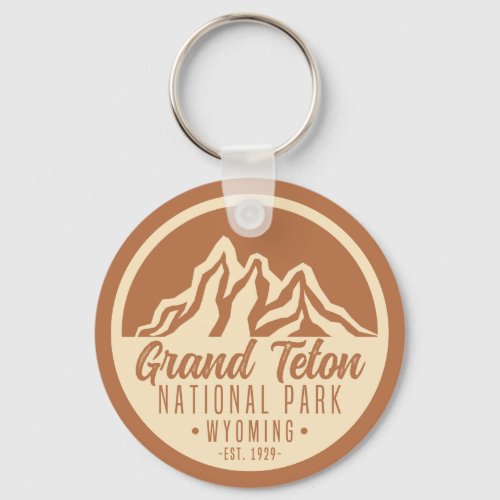 Grand Teton National Park Wyoming USA Keychain