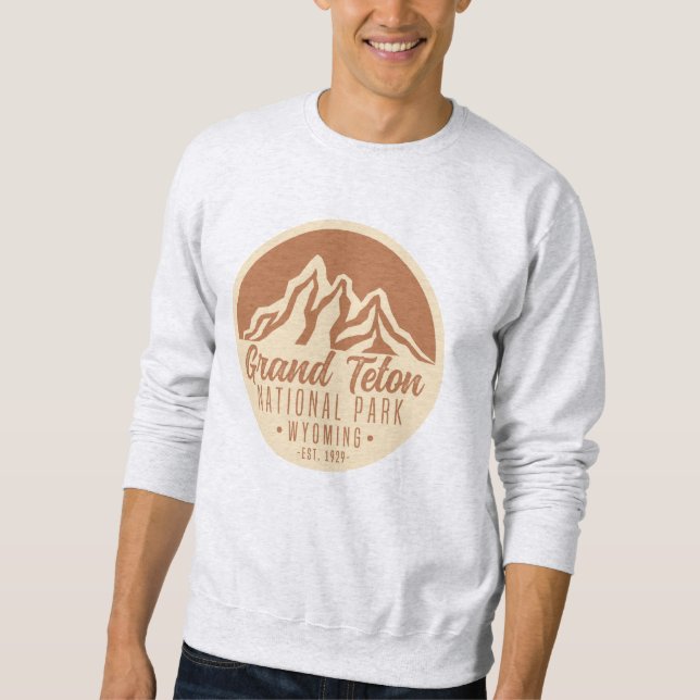 Grand Teton National Park Wyoming USA Sweatshirt (Front)