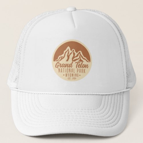 Grand Teton National Park Wyoming USA Trucker Hat